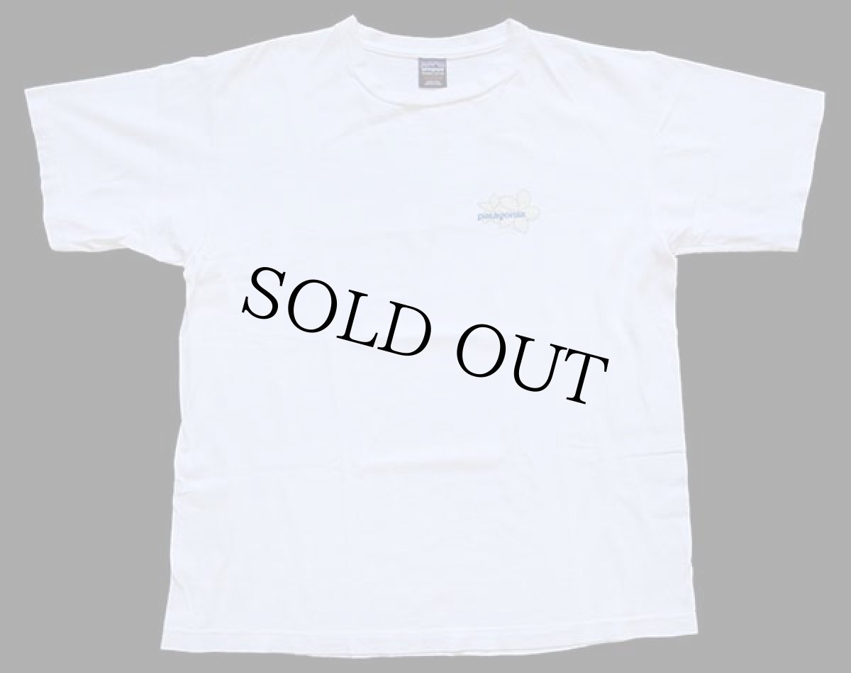 画像2: 90s USA製 patagoniaパタゴニア レラサン サーフ オーガニックコットンTシャツ 白 M (2)