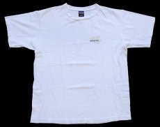 画像2: 90s USA製 patagoniaパタゴニア レラサン サーフ オーガニックコットンTシャツ 白 M (2)