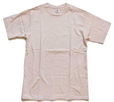 画像2: デッドストック★90s USA製 patagoniaパタゴニア Beneficial T's 無地 オーガニックコットンTシャツ ベージュ S (2)