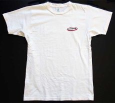 画像2: 90s トルコ製 patagoniaパタゴニア Beneficial T's オーバルロゴ オーガニックコットンTシャツ 生成り XS (2)
