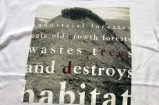画像4: 90s USA製 patagoniaパタゴニア support sustainable forestry オーガニックコットンTシャツ 生成り S (4)