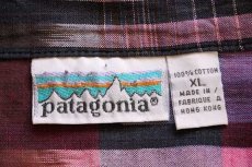 画像4: 90s patagoniaパタゴニア 総柄 半袖 コットンシャツ XL (4)