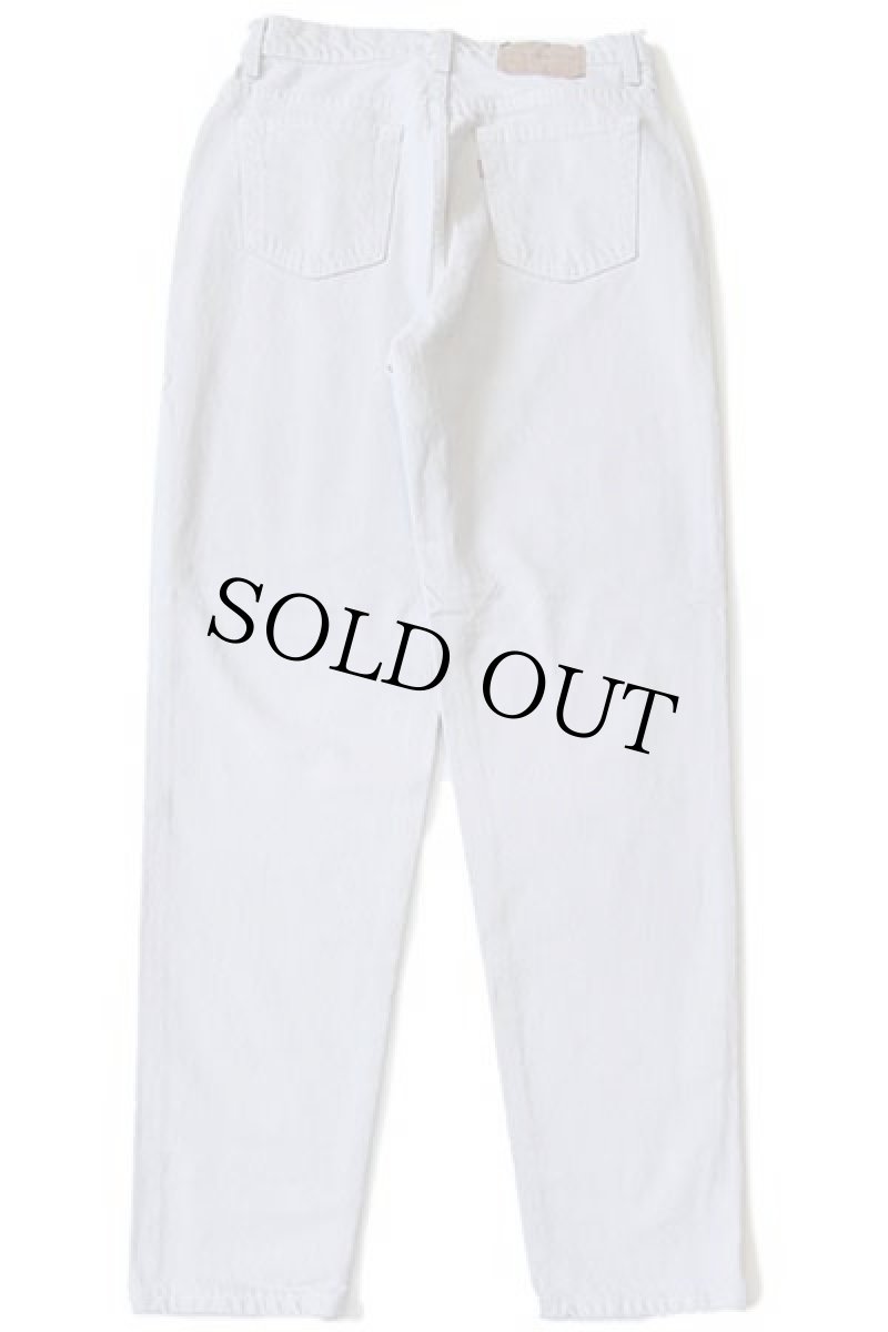 画像3: 90s USA製 Levi'sリーバイス 521 カラーデニムパンツ ライトグレー 12 M (3)