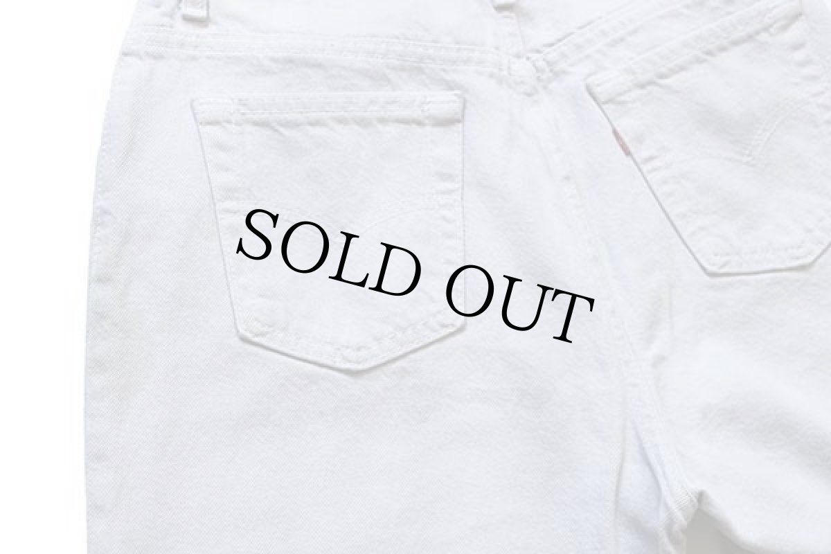 画像7: 90s USA製 Levi'sリーバイス 521 カラーデニムパンツ ライトグレー 12 M (7)