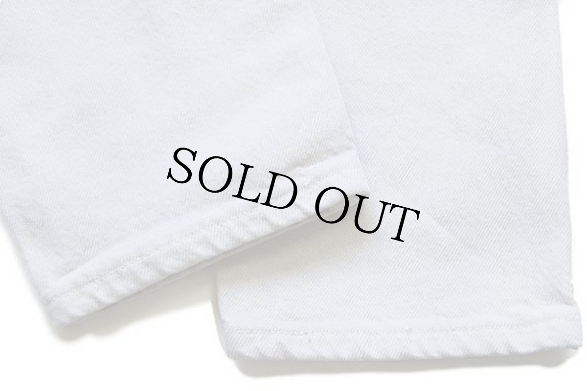 画像8: 90s USA製 Levi'sリーバイス 521 カラーデニムパンツ ライトグレー 12 M (8)