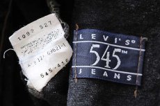 画像7: 90s USA製 Levi'sリーバイス 545 カラーデニムパンツ 紺 w36 L32 (7)