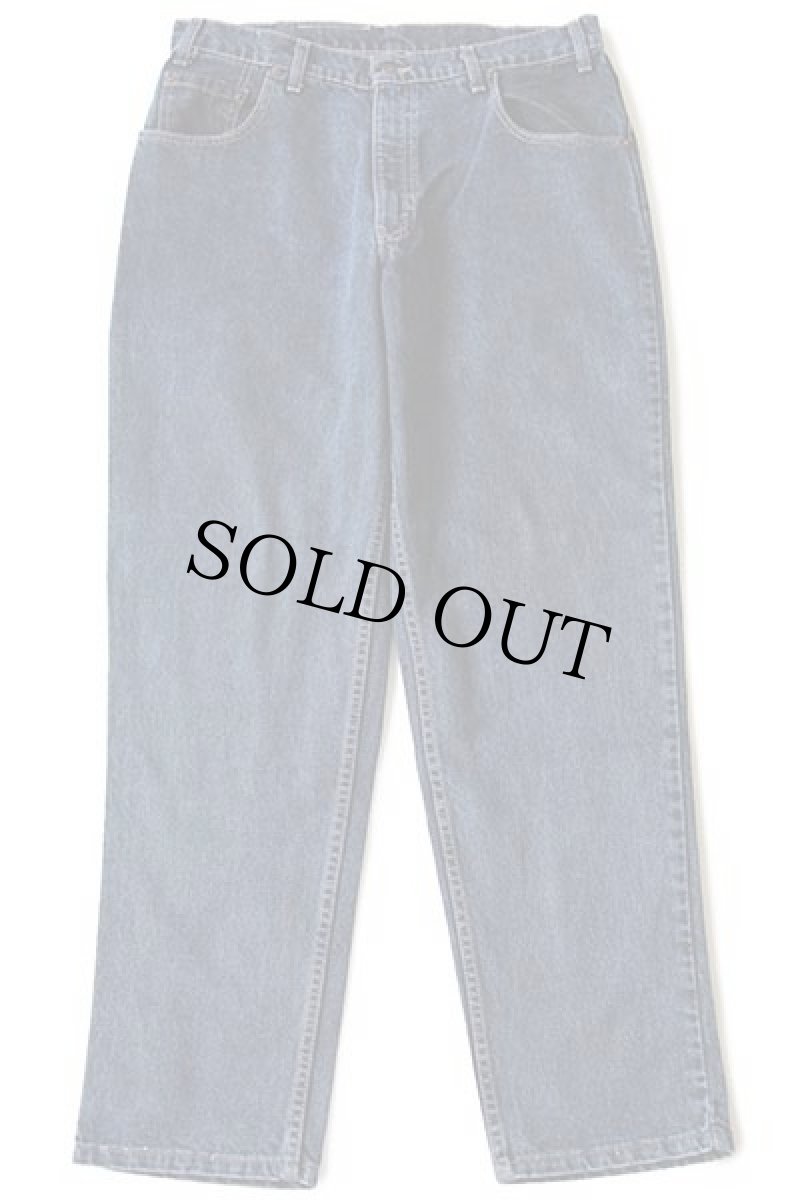 画像2: 90s USA製 Levi'sリーバイス 545 カラーデニムパンツ 紺 w36 L32 (2)