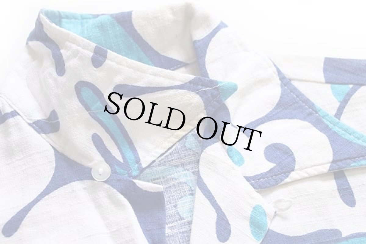 画像5: 70s USA製 California ハイビスカス柄 コットン アロハシャツ (5)