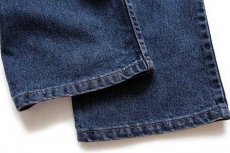 画像8: 90s USA製 Levi'sリーバイス 545 カラーデニムパンツ 紺 w36 L32 (8)