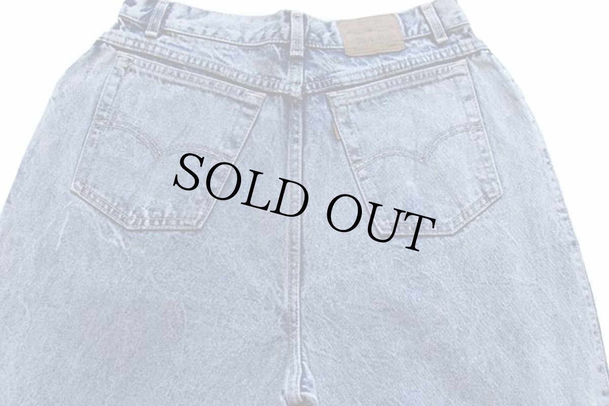 画像5: 80s USA製 Levi'sリーバイス 904 ケミカルウォッシュ ワンタック デニムパンツ 16★アシッド (5)