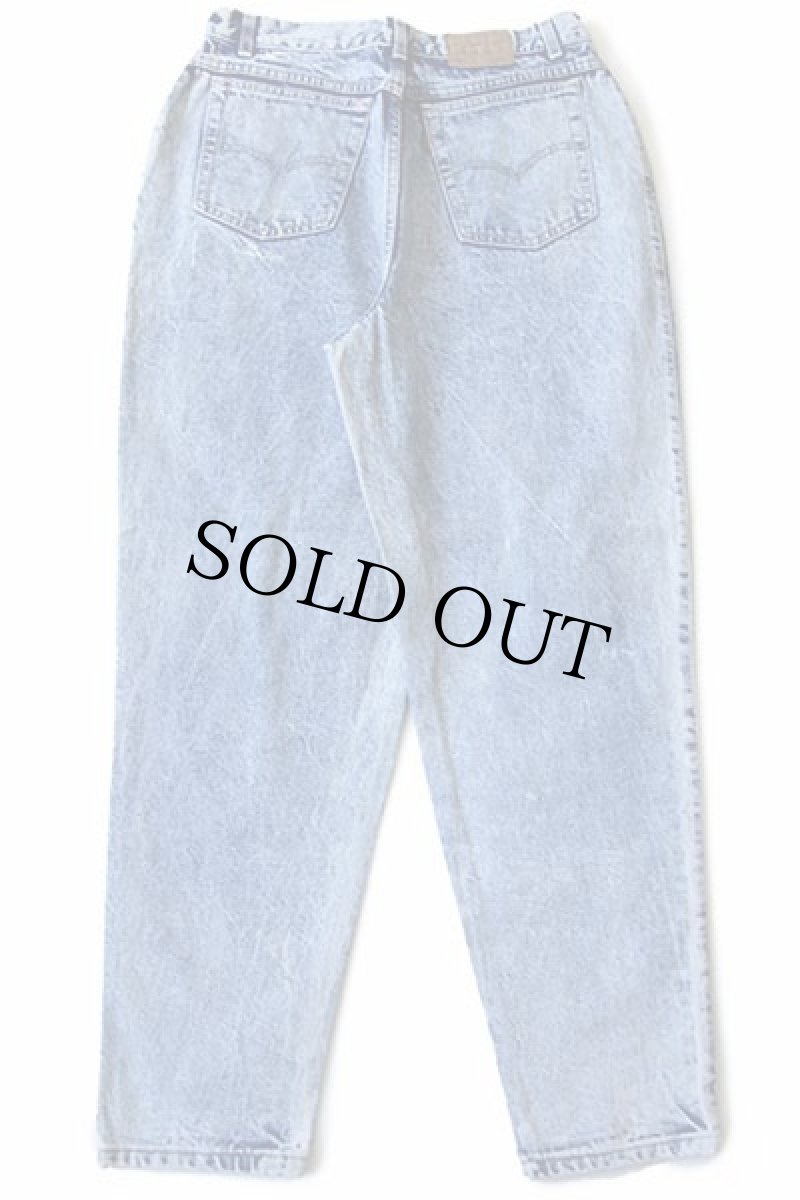 画像3: 80s USA製 Levi'sリーバイス 904 ケミカルウォッシュ ワンタック デニムパンツ 16★アシッド (3)