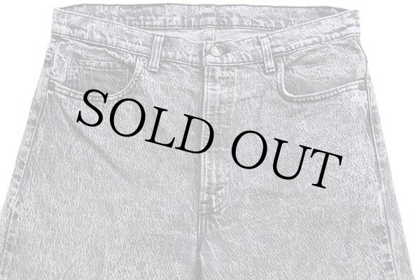 80s USA製 Levi'sリーバイス 505 ケミカルウォッシュ ブラック デニム