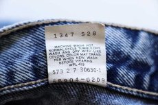 画像7: 80s USA製 Levi'sリーバイス 904 ケミカルウォッシュ ワンタック デニムパンツ 16★アシッド (7)