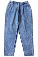 画像2: 80s USA製 Levi'sリーバイス 904 ケミカルウォッシュ ワンタック デニムパンツ 16★アシッド (2)