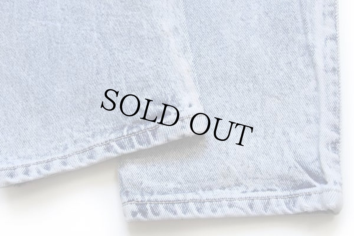 画像8: 80s USA製 Levi'sリーバイス 904 ケミカルウォッシュ ワンタック デニムパンツ 16★アシッド (8)