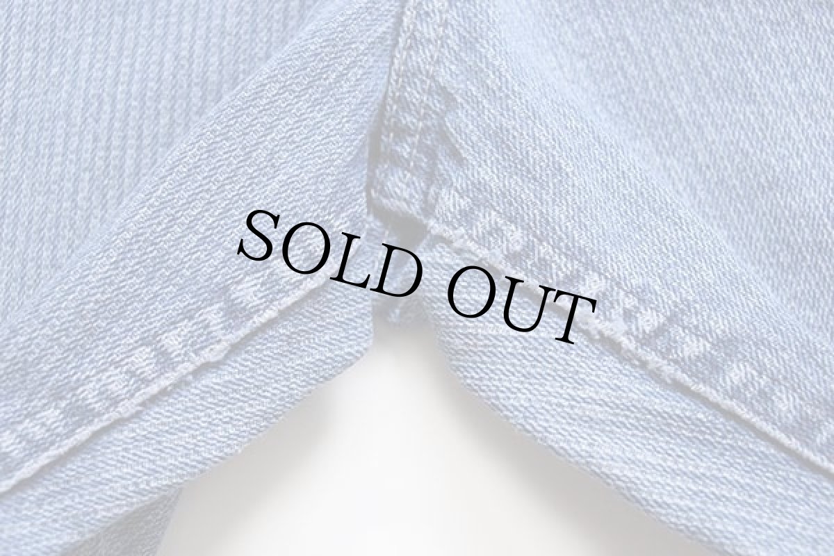 画像7: 80s USA製 Leeリー 200-3143 ストライプ デニムパンツ w40 (7)