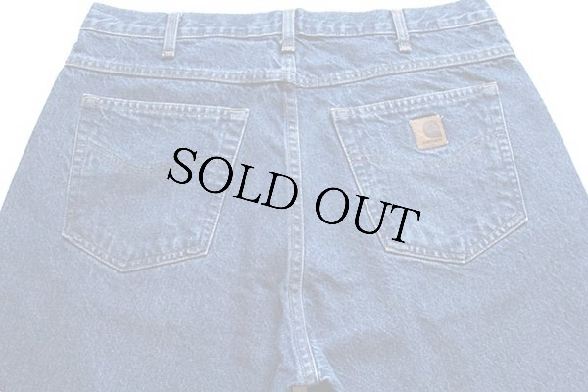 画像5: 00s メキシコ製 carharttカーハート デニムパンツ w36 L30 (5)