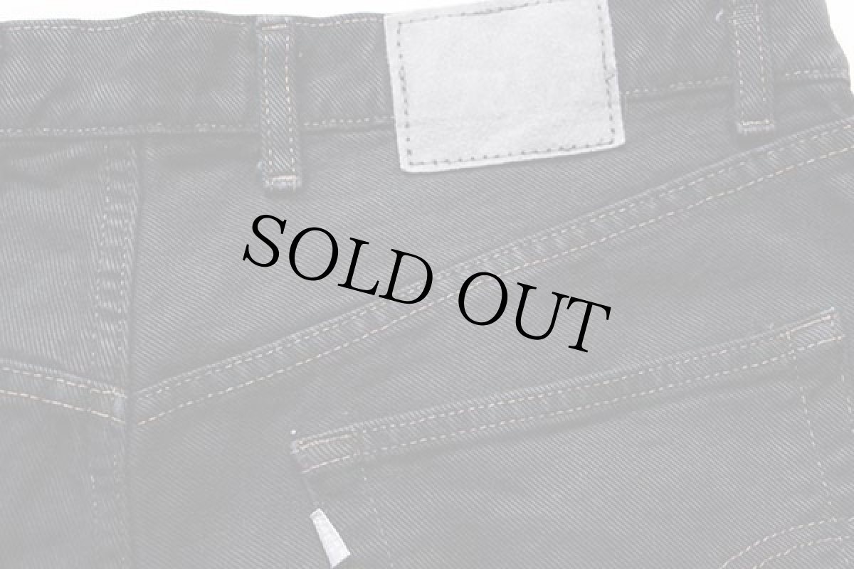 画像4: 90s Levi'sリーバイス silverTabシルバータブ baggy ワンタック ブラックデニム ショートパンツ カスタム 後染め w38 (4)