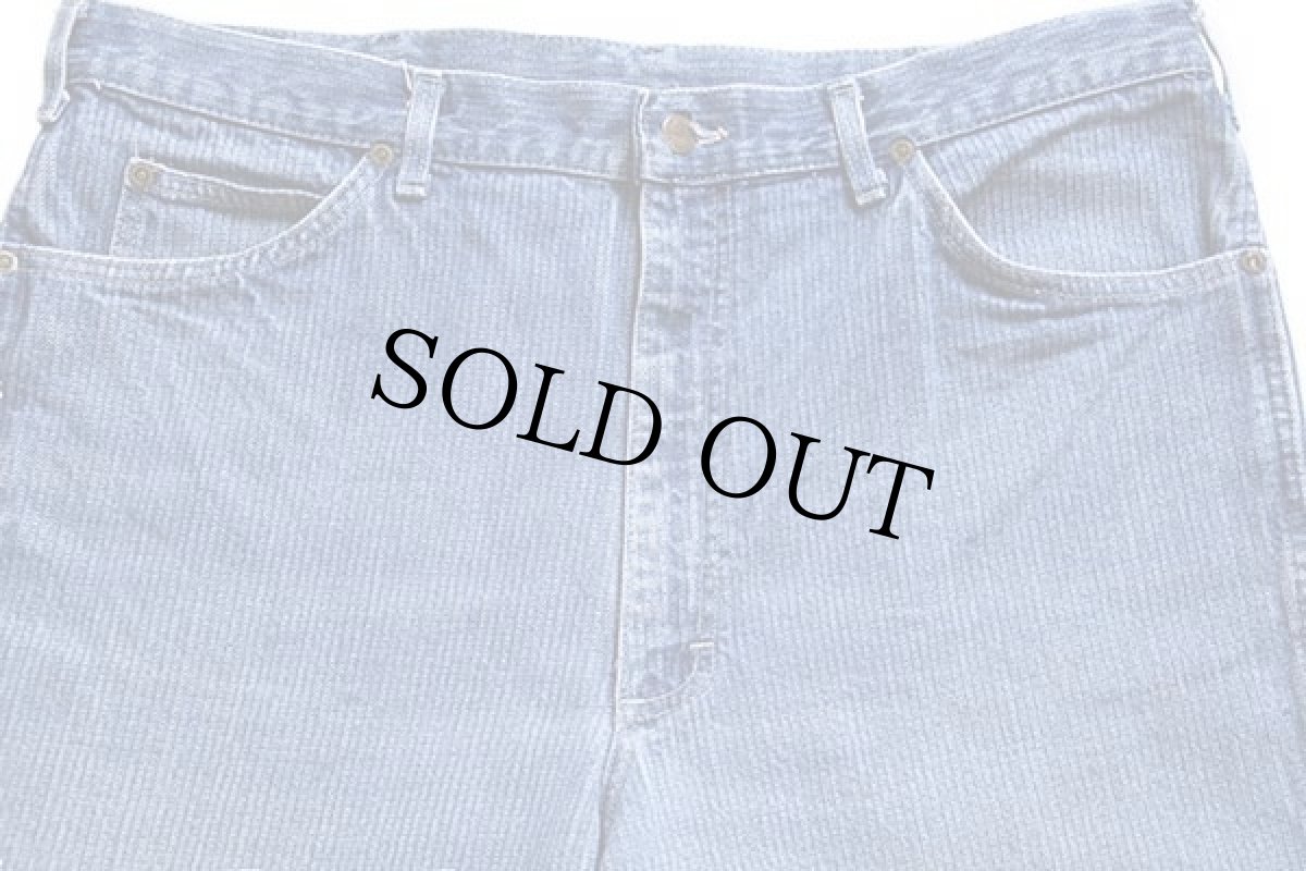 画像4: 80s USA製 Leeリー 200-3143 ストライプ デニムパンツ w40 (4)