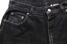 画像6: 90s USA製 Calvin Kleinカルバンクライン ブラック デニムパンツ w34 (6)