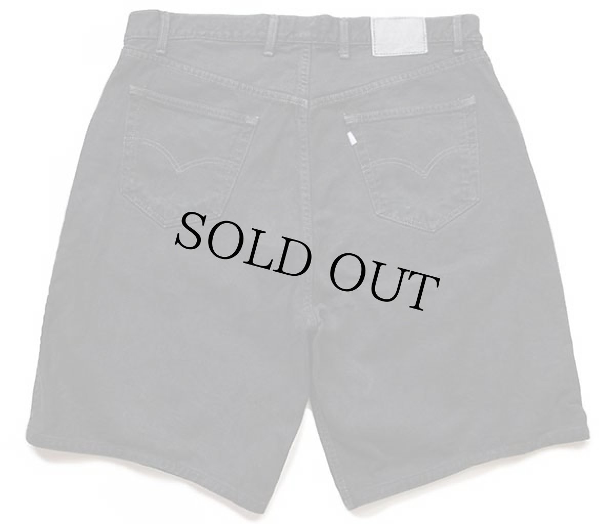 画像2: 90s Levi'sリーバイス silverTabシルバータブ baggy ワンタック ブラックデニム ショートパンツ カスタム 後染め w38 (2)