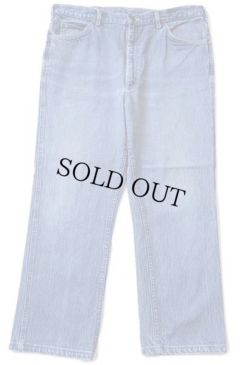 画像2: 80s USA製 Leeリー 200-3143 ストライプ デニムパンツ w40 (2)