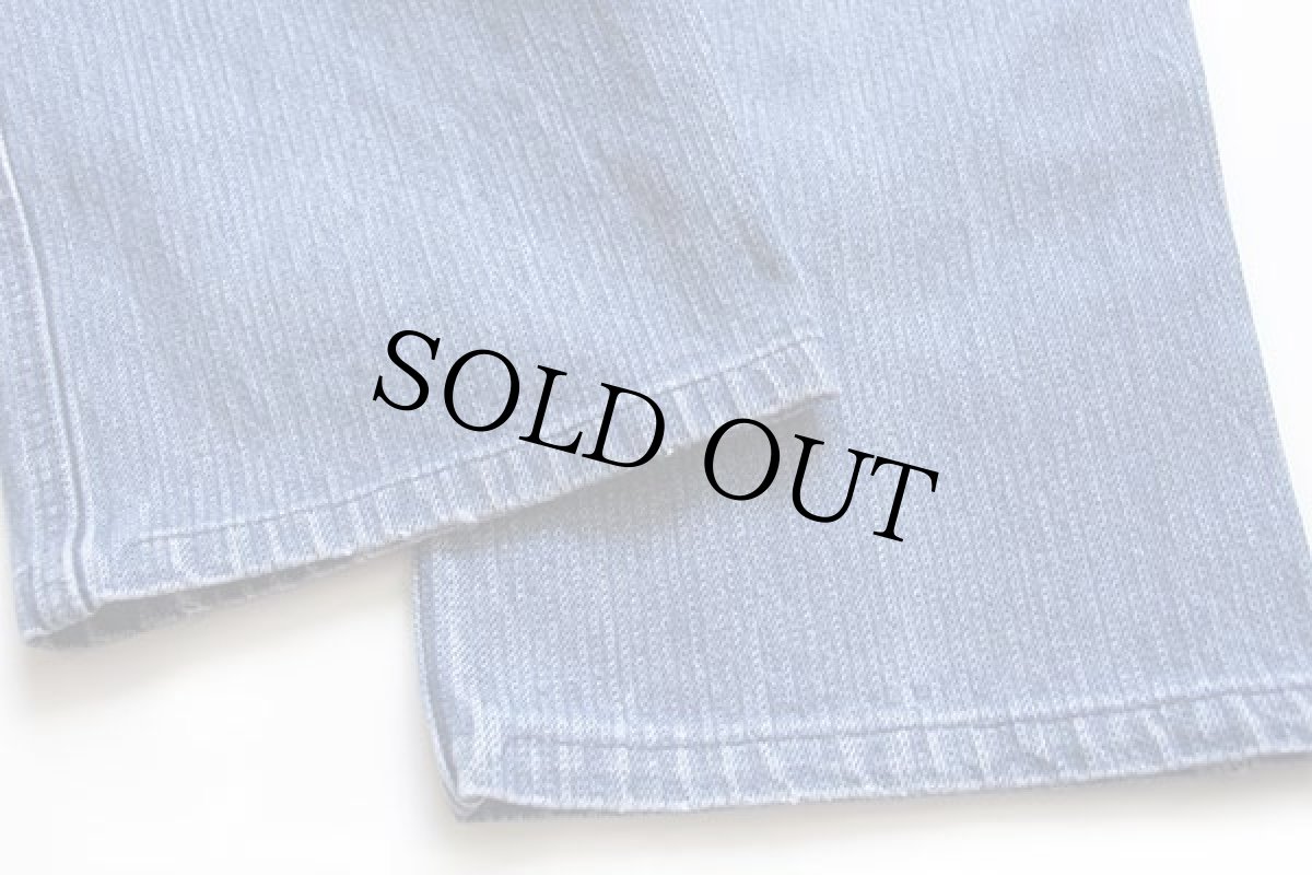 画像8: 80s USA製 Leeリー 200-3143 ストライプ デニムパンツ w40 (8)