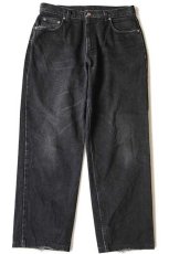 画像2: 90s USA製 Calvin Kleinカルバンクライン ブラック デニムパンツ w34 (2)