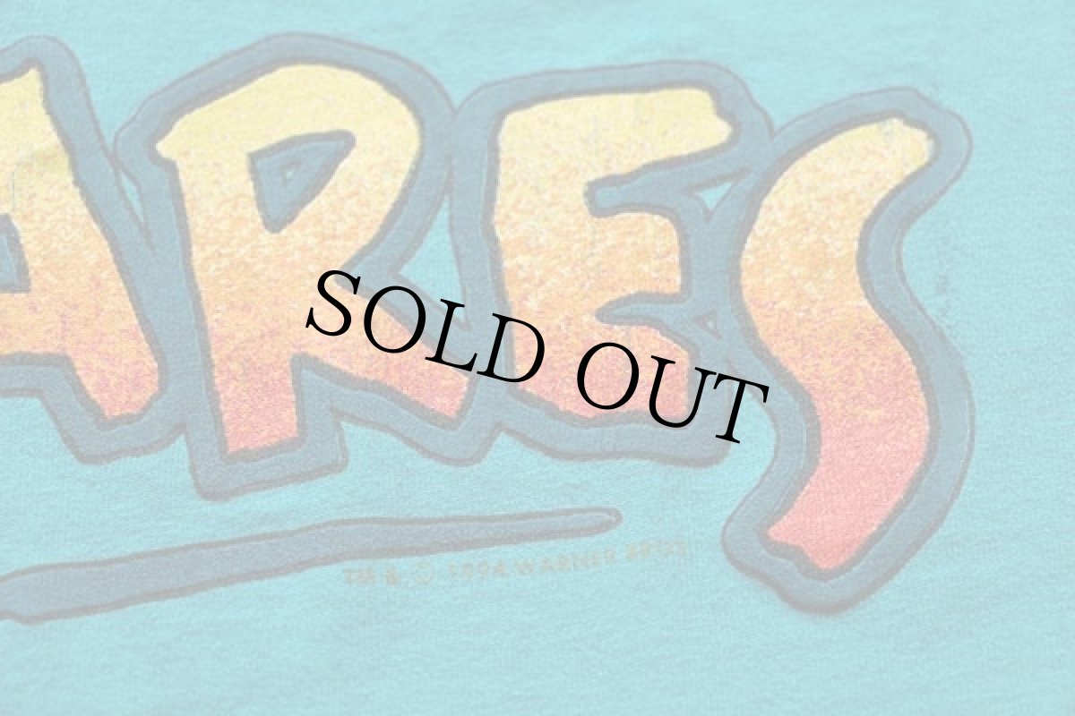 画像3: 90s USA製 WARNER BROS LOONEY TUNES TWEETYトゥイーティー NO CARES コットンTシャツ エメラルドグリーン M (3)