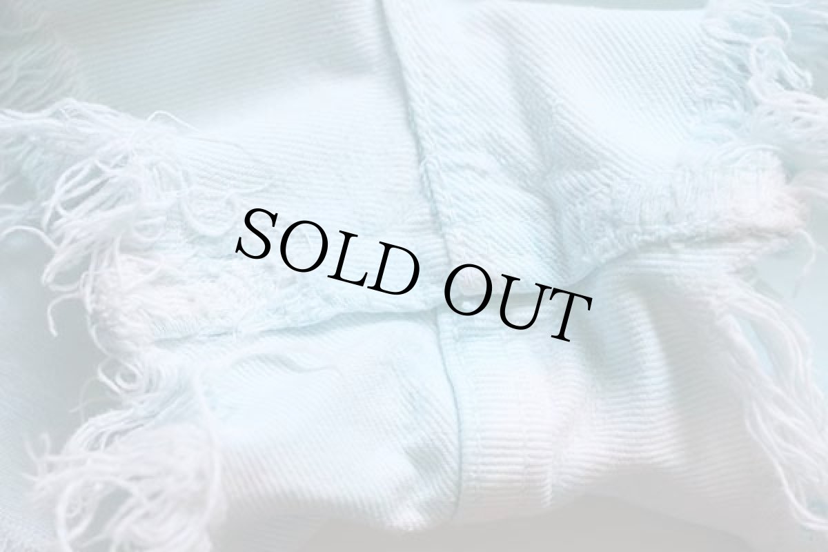 画像6: 90s USA製 Levi'sリーバイス 550 カットオフ マルチカラー デニム ショートパンツ 後染め 14 (6)