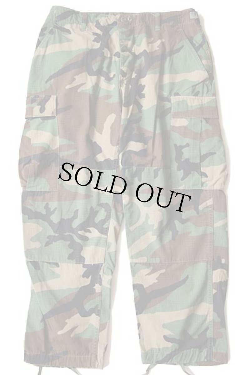 画像2: 90s 米軍 U.S.ARMY ウッドランドカモ BDU カーゴパンツ M-XS (2)