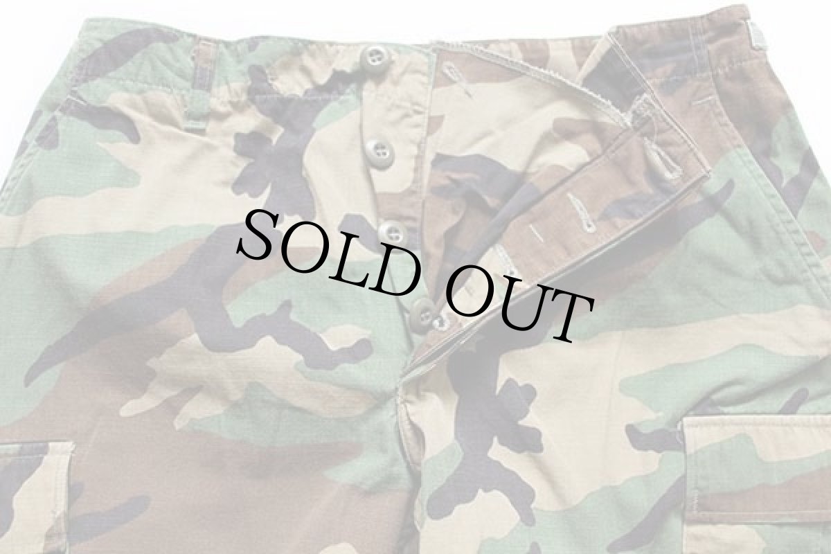 画像4: 90s 米軍 U.S.ARMY ウッドランドカモ BDU カーゴパンツ M-XS (4)