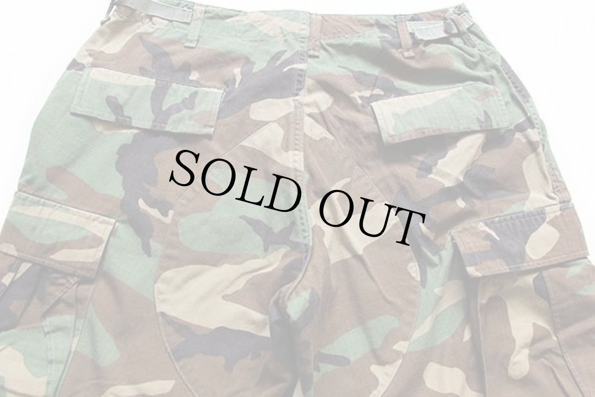 画像5: 90s 米軍 U.S.ARMY ウッドランドカモ BDU カーゴパンツ M-XS (5)