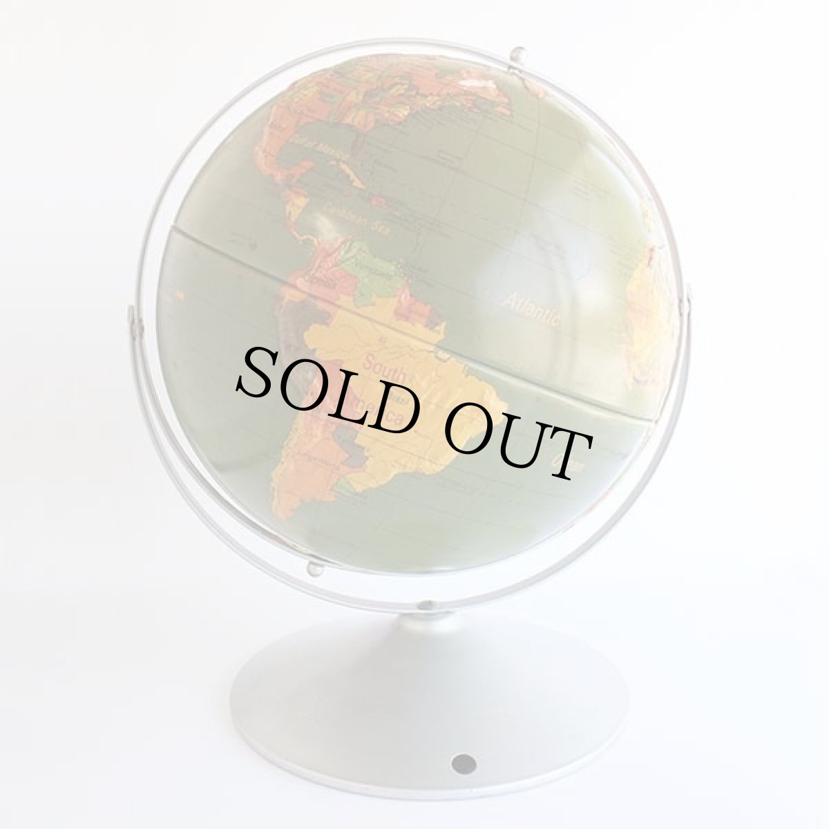 画像2: 80s A.J.Nystrom 立体 地球儀 30cm/12インチ (2)