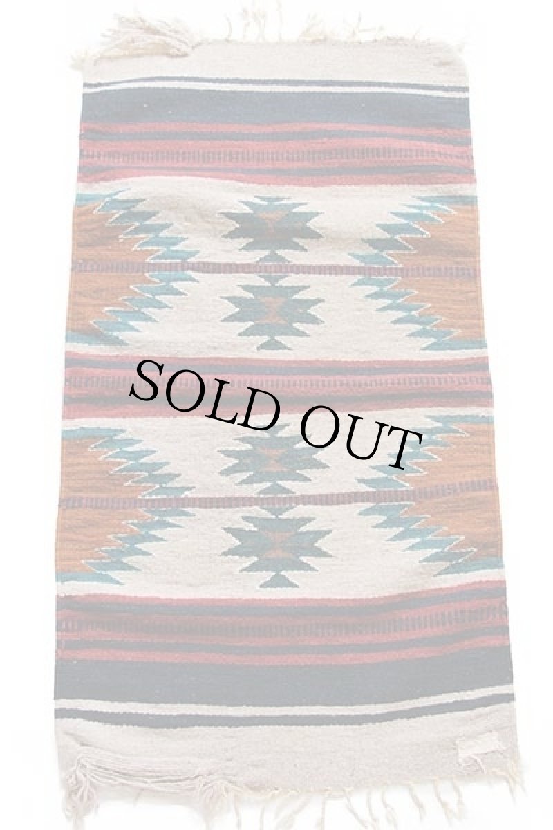 画像2: ネイティブ柄 ラグ マット (2)