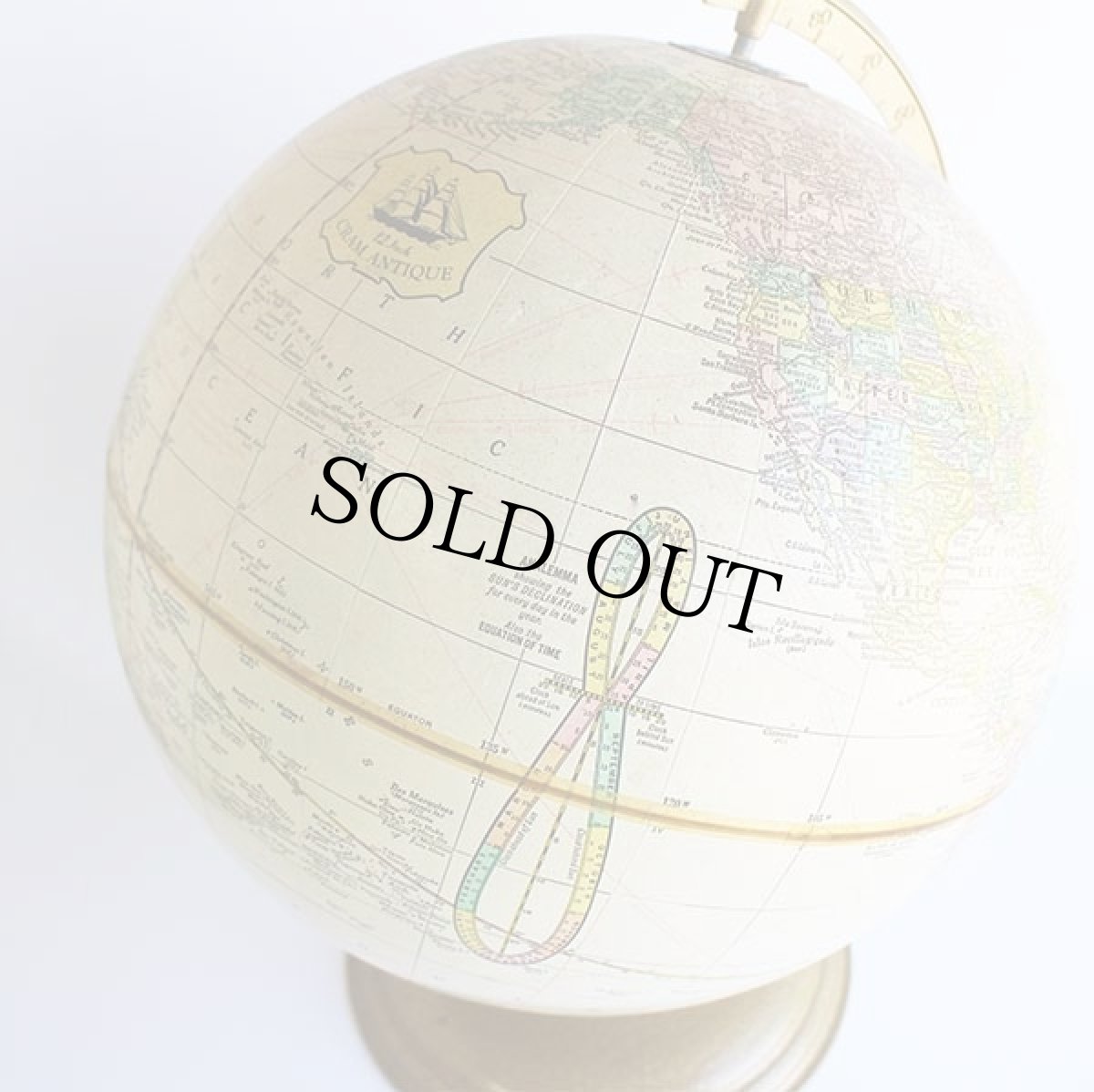 画像5: 80s USA製 GEORGE. F. CRAM 地球儀 12インチ (5)