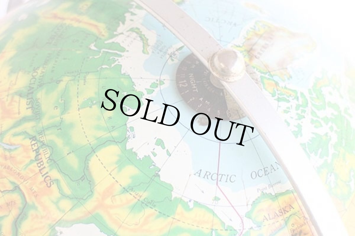 画像10: 60s A.J.Nystrom 地球儀 12インチ (10)