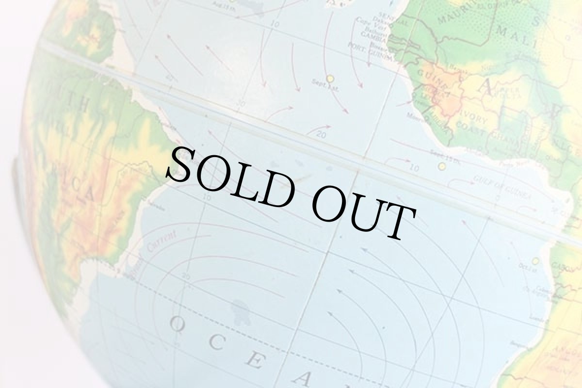 画像8: 60s A.J.Nystrom 地球儀 12インチ (8)