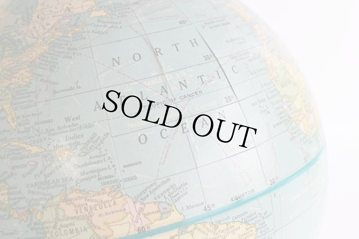 画像8: 70s USA製 George. F. Cram 地球儀 9インチ (8)