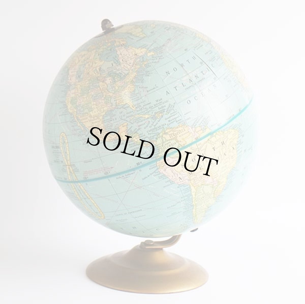 画像2: 70s USA製 George. F. Cram 地球儀 9インチ (2)