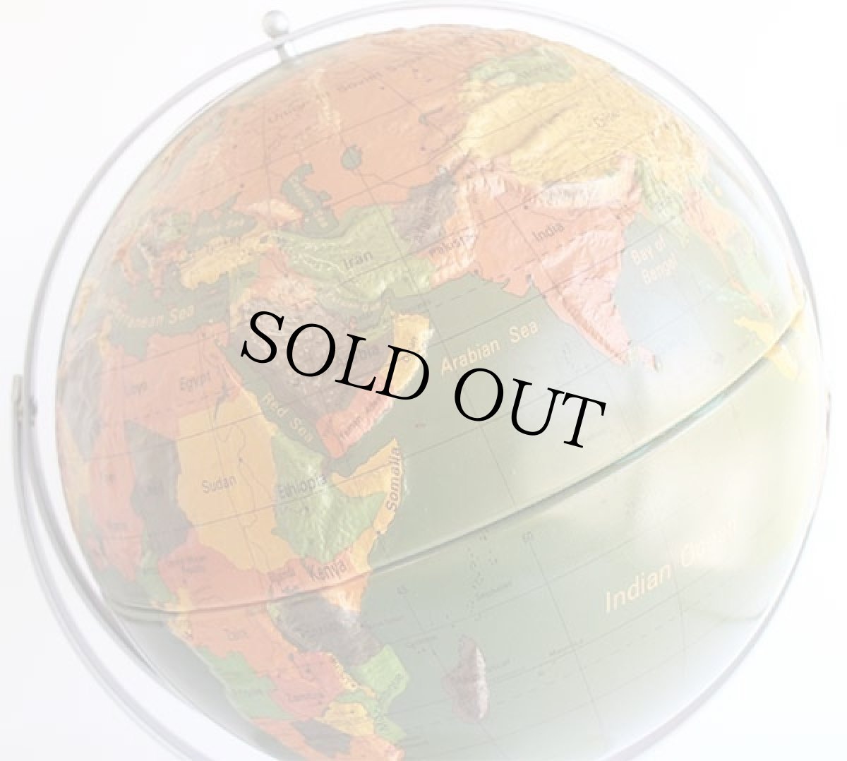 画像4: 80s A.J.Nystrom 立体 地球儀 30cm/12インチ (4)