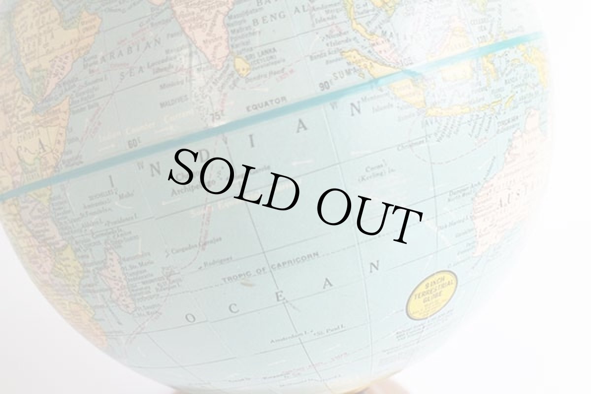 画像10: 70s USA製 George. F. Cram 地球儀 9インチ (10)