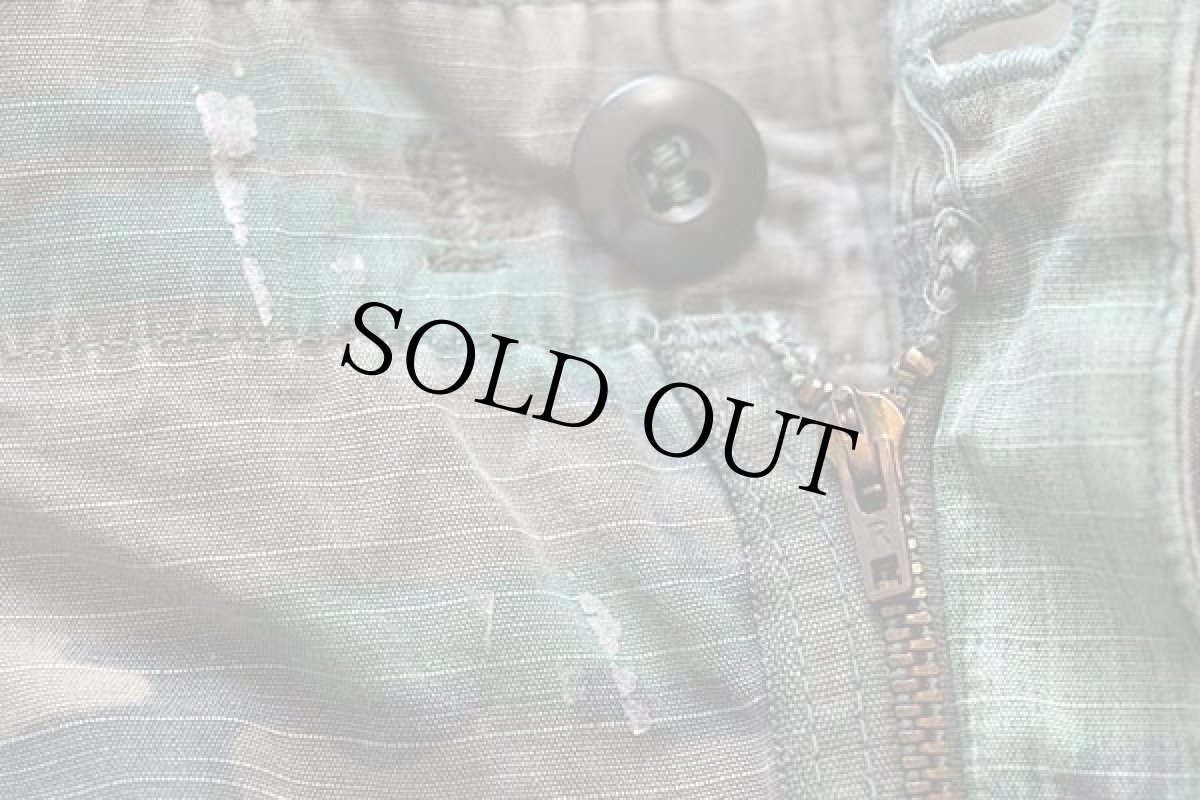 画像4: 60s 米軍 U.S.ARMY ブラウンリーフカモ ジャングルファティーグ カーゴ ショートパンツ カスタム M★ショーツ (4)