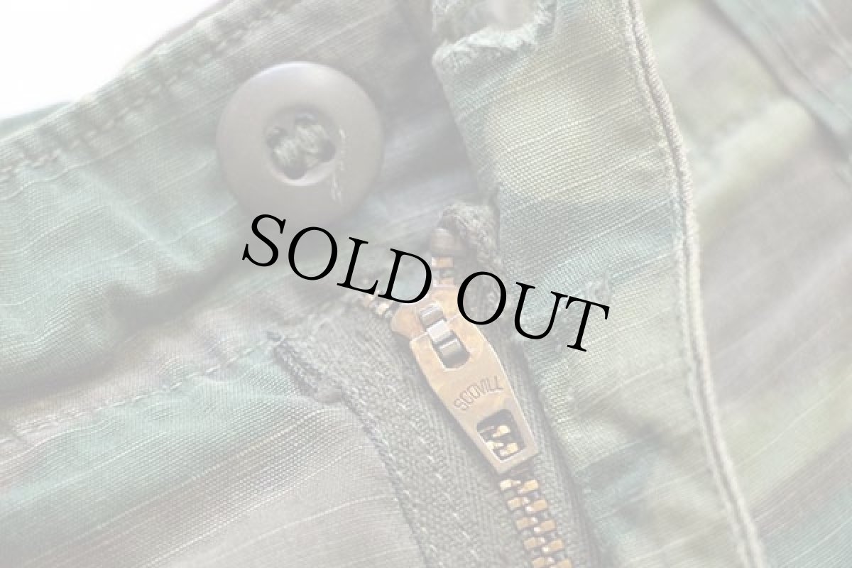 画像4: 60s 米軍 U.S.ARMY グリーンリーフカモ ジャングルファティーグ カーゴ ショートパンツ カスタム S★ショーツ (4)