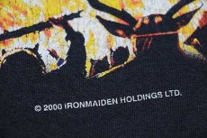 画像5: 00s IRON MAIDEN BRAVE NEW WORLD TOUR 両面プリント コットン バンドTシャツ 黒 XL (5)