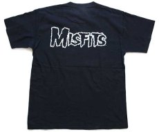 画像3: 90s MISFITS クリムゾンゴースト 両面プリント コットン バンドTシャツ 黒 M (3)