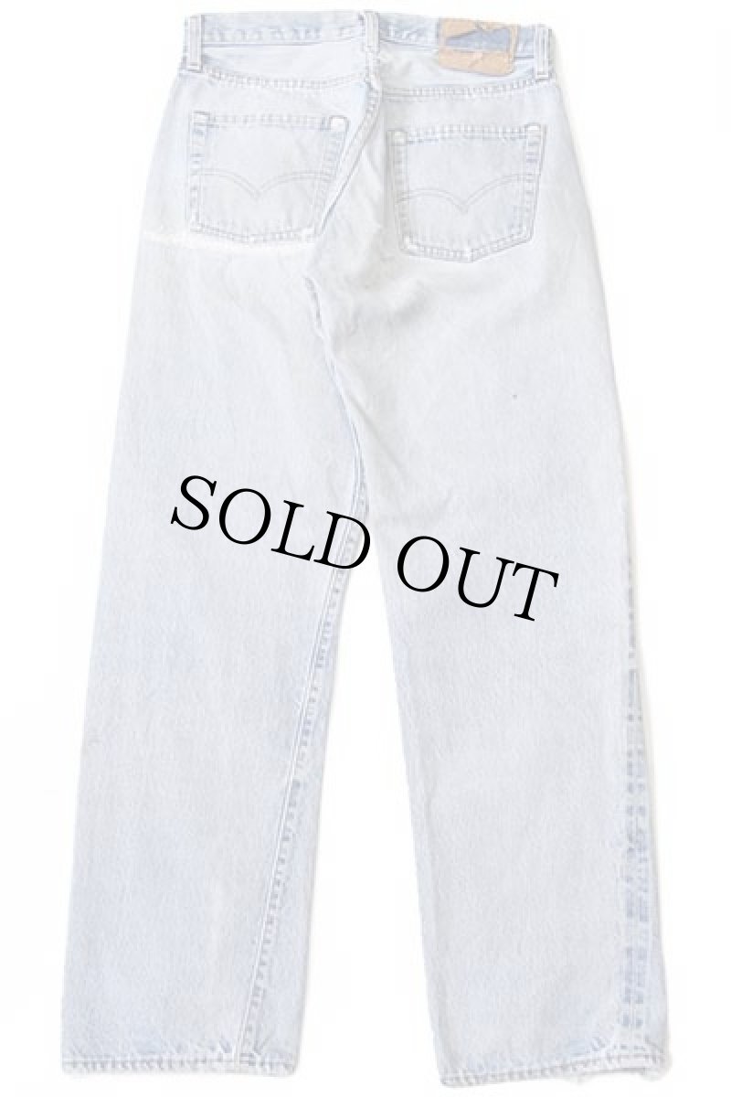 画像3: 80s USA製 Levi'sリーバイス 501 赤耳 デニムパンツ ボロ w31 (3)