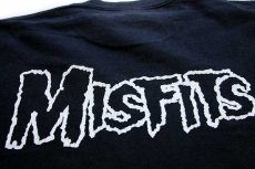 画像4: 90s MISFITS クリムゾンゴースト 両面プリント コットン バンドTシャツ 黒 M (4)