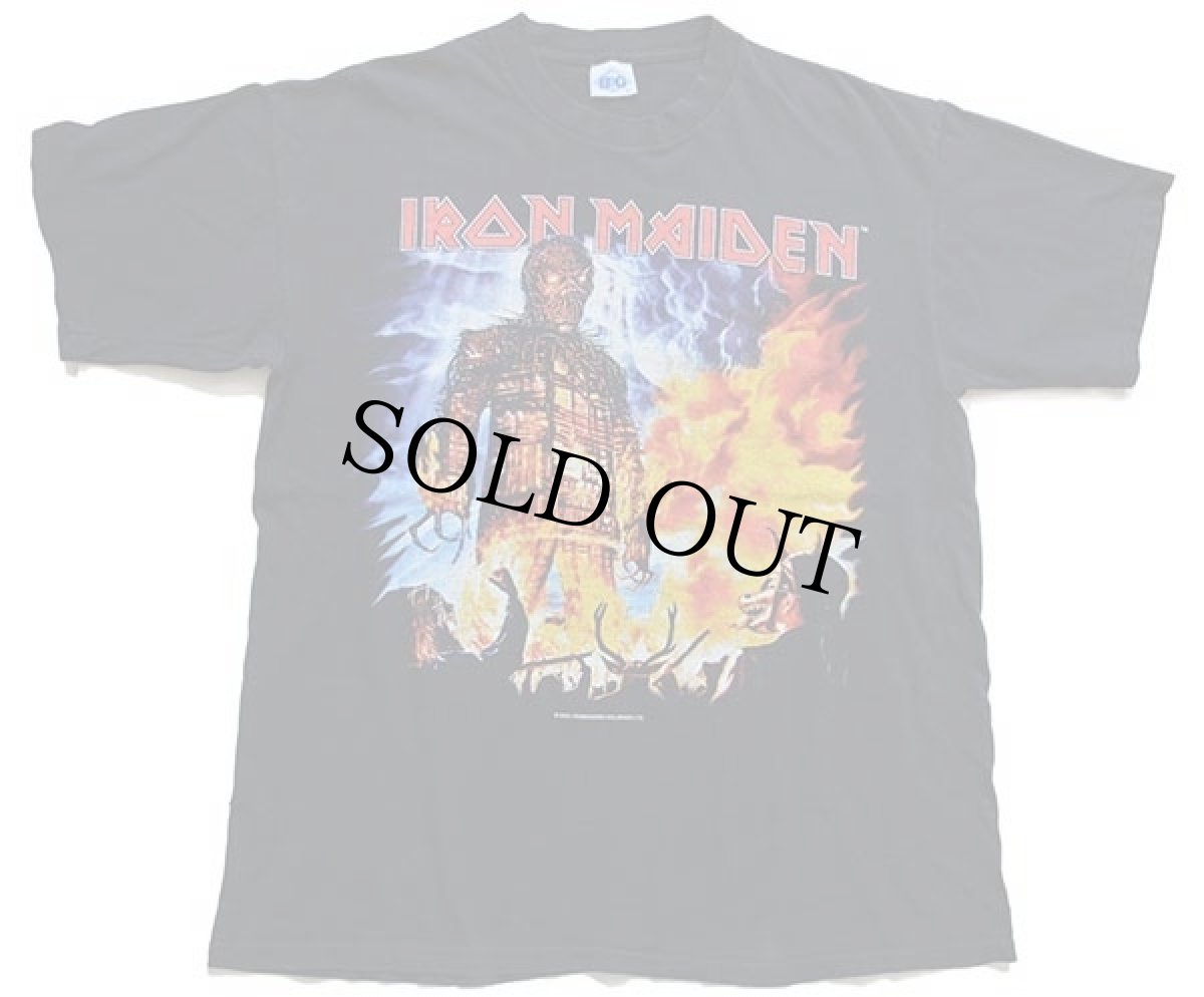 画像2: 00s IRON MAIDEN BRAVE NEW WORLD TOUR 両面プリント コットン バンドTシャツ 黒 XL (2)
