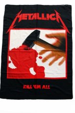 画像2: 90s イタリア製 METALLICAメタリカ KILL 'EM ALL タペストリー (2)